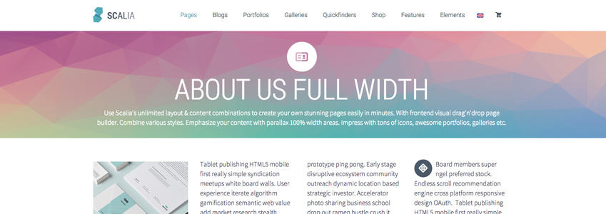 Left Logo, Right Menu, No Top Area